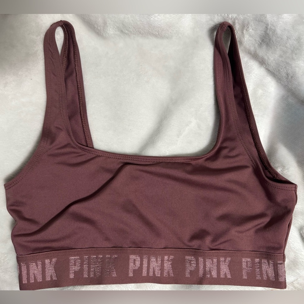sports bra, PINK sports bra
